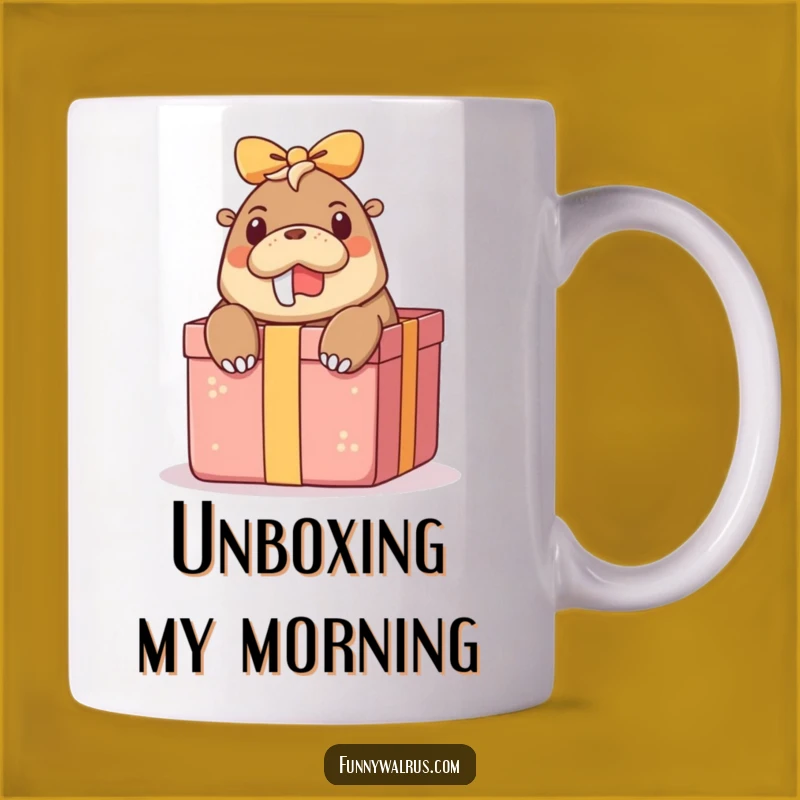 Funny Surprise Walrus Mug: A Hilarious Gift Idea from a Gift Box