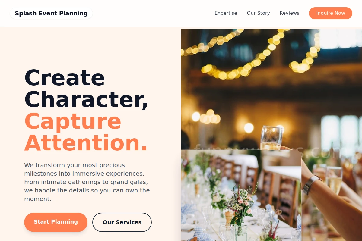 Splash Event Planning
