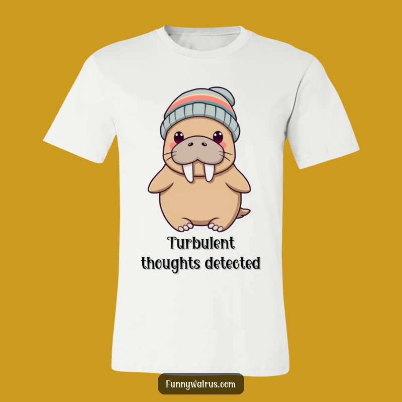 Funny Walrus Propeller Beanie T-Shirt: Hilarious and Comfy Casual Wear